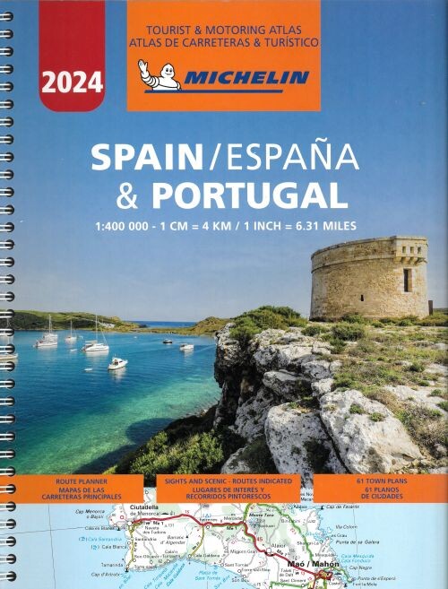 Billede af Spain & Portugal 2024, Michelin Tourist & Motoring Atlas - Diverse - English Book