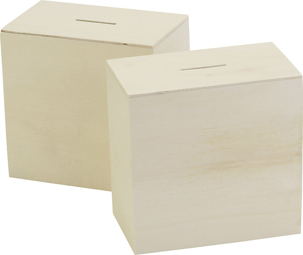 Sparegrise I Træ - Mal Selv - 10 Stk