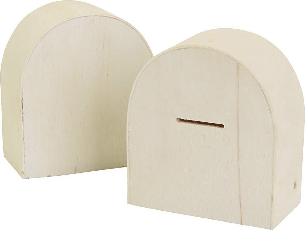 Sparegrise I Træ - Mal Selv - 12 Stk