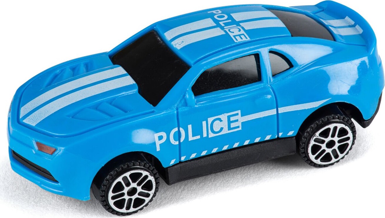 Politi Biltransport Legetøj Med 6 Køretøjer Og Tilbehør - Speed Car