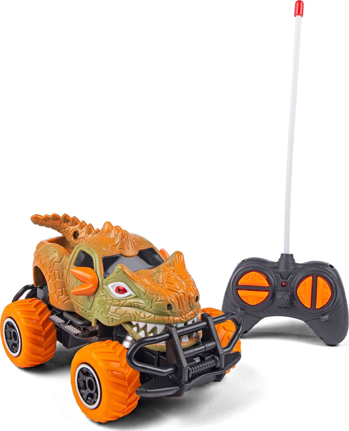 Fjernstyret Dinosaur Monster Truck Med Lys - Speed Car