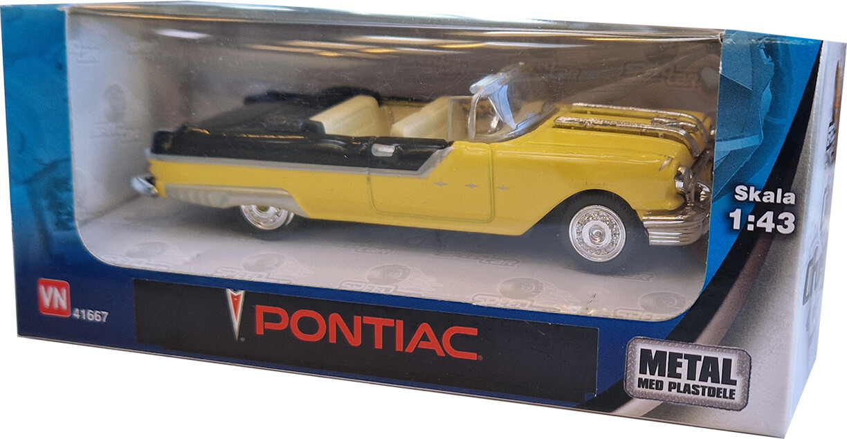 Speedcar Bil 1:43 I Metal - Gul Pontiac