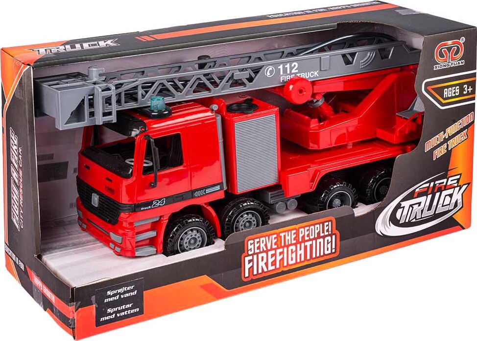 Speedcar Brandbil 40 Cm - Sprøjter Med Vand