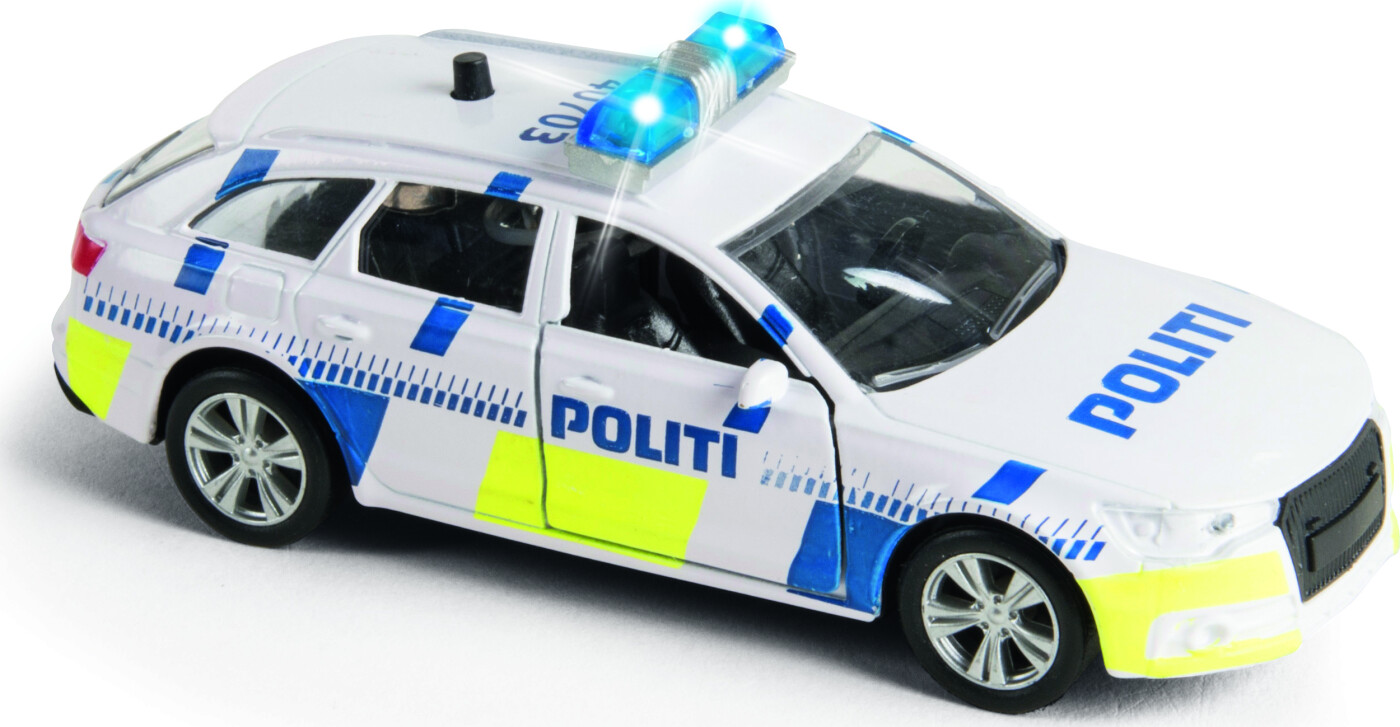 Speedcar - Dansk Politibil Med Lys Og Lyd - Assorteret