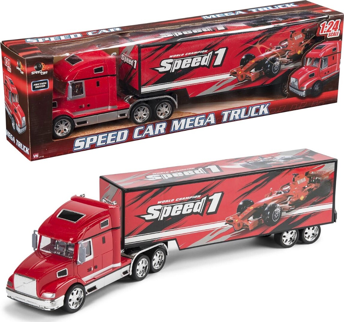 Speedcar - F1 Lastbil Med Friktion - 65 Cm