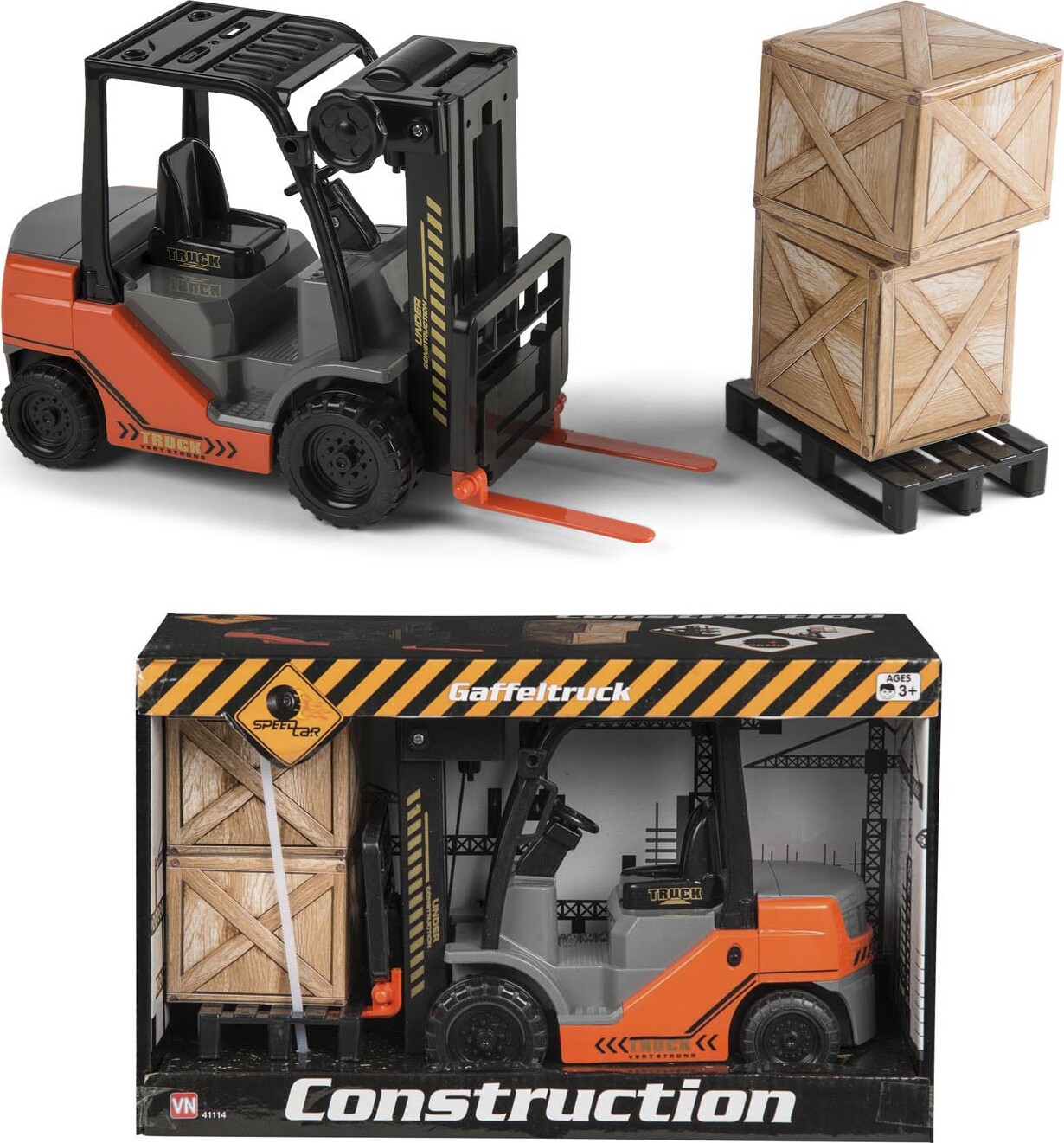Speedcar - Gaffeltruck Med Paller Og Pakker