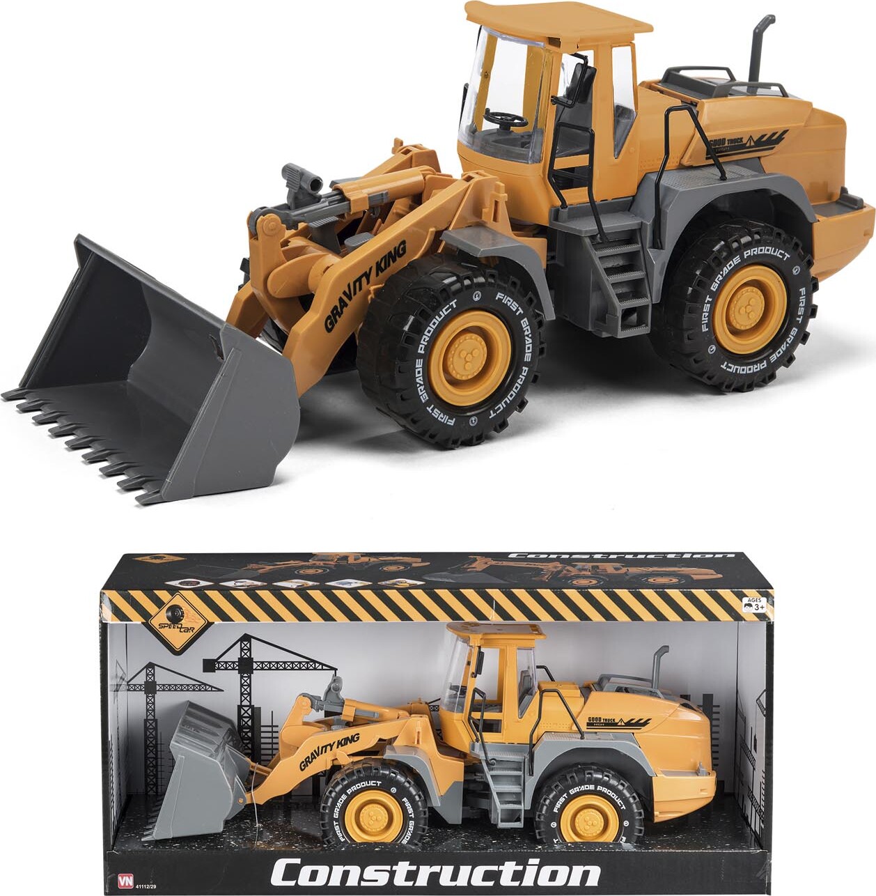 Speedcar Gummiged Med Friktion - 32 Cm