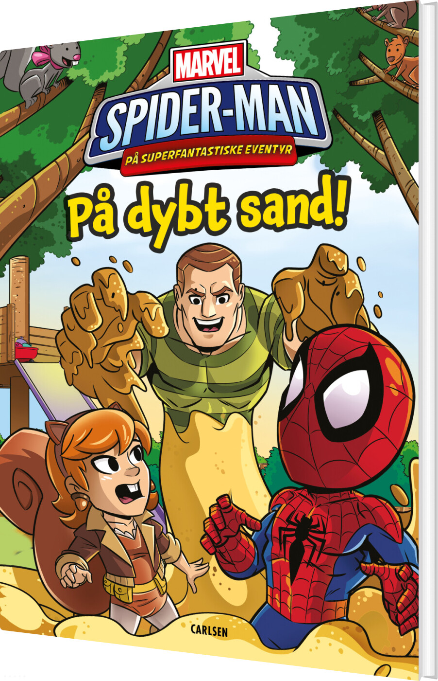 Spider-man På Superfantastiske Eventyr - På Dybt Sand - Märvel - Bog