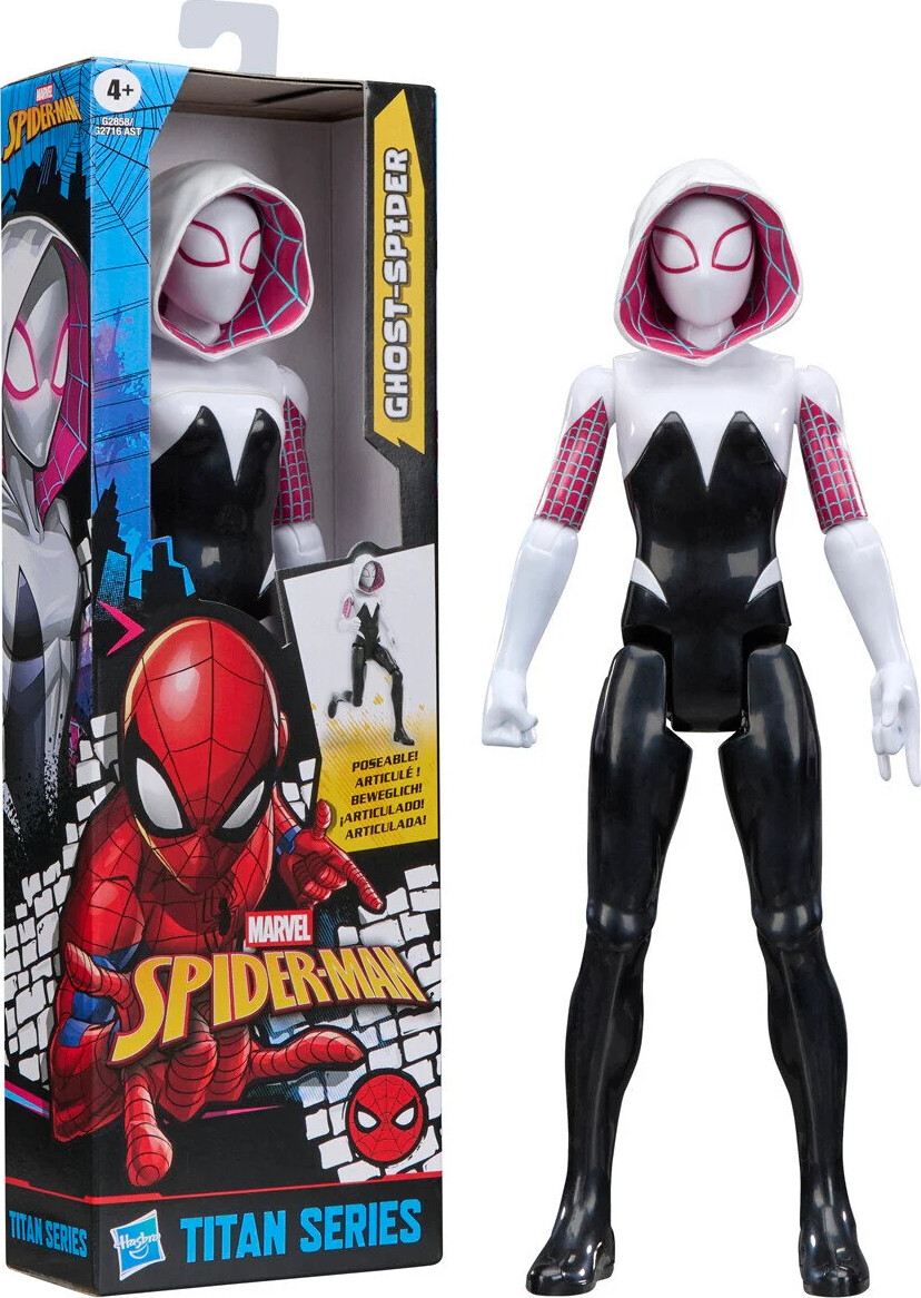 Spider-man - Chost-spider Figur - Titan - 29 Cm - Hasbro G2858