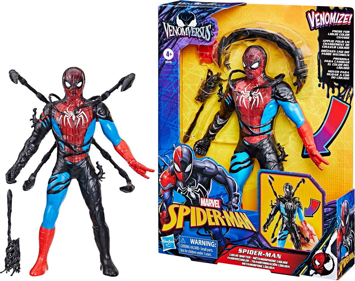 Marvel Spider-Man 11 Inch Venomversus Spider-Man Liquid Shifter