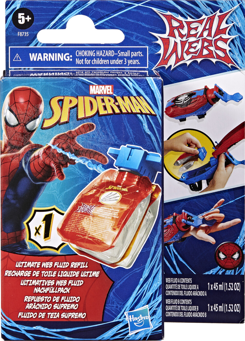 Spider-man - Ultimativ Blaster Gel & Vand Genopfyldning