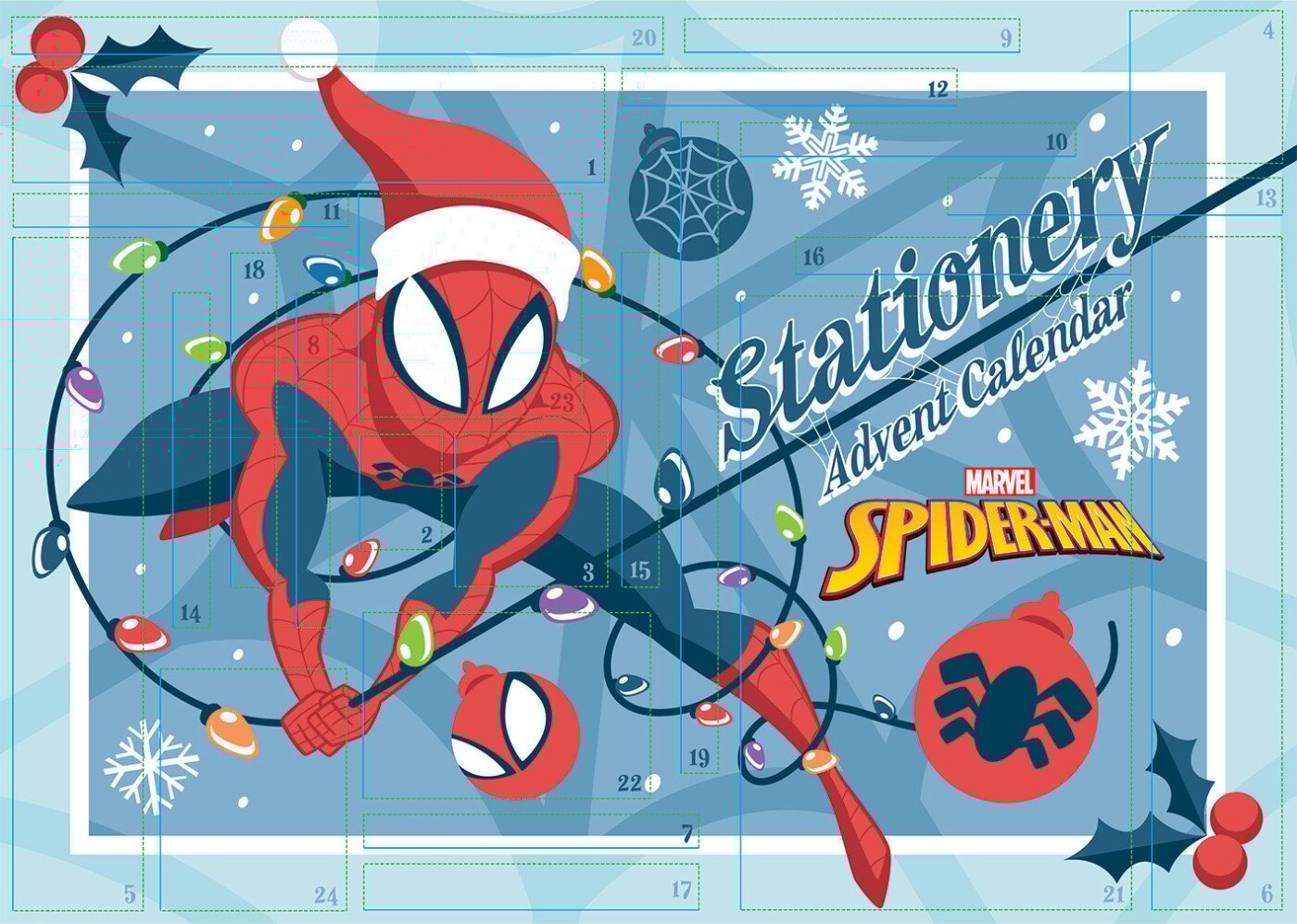 Spiderman Stationery Advent Calendar 2025