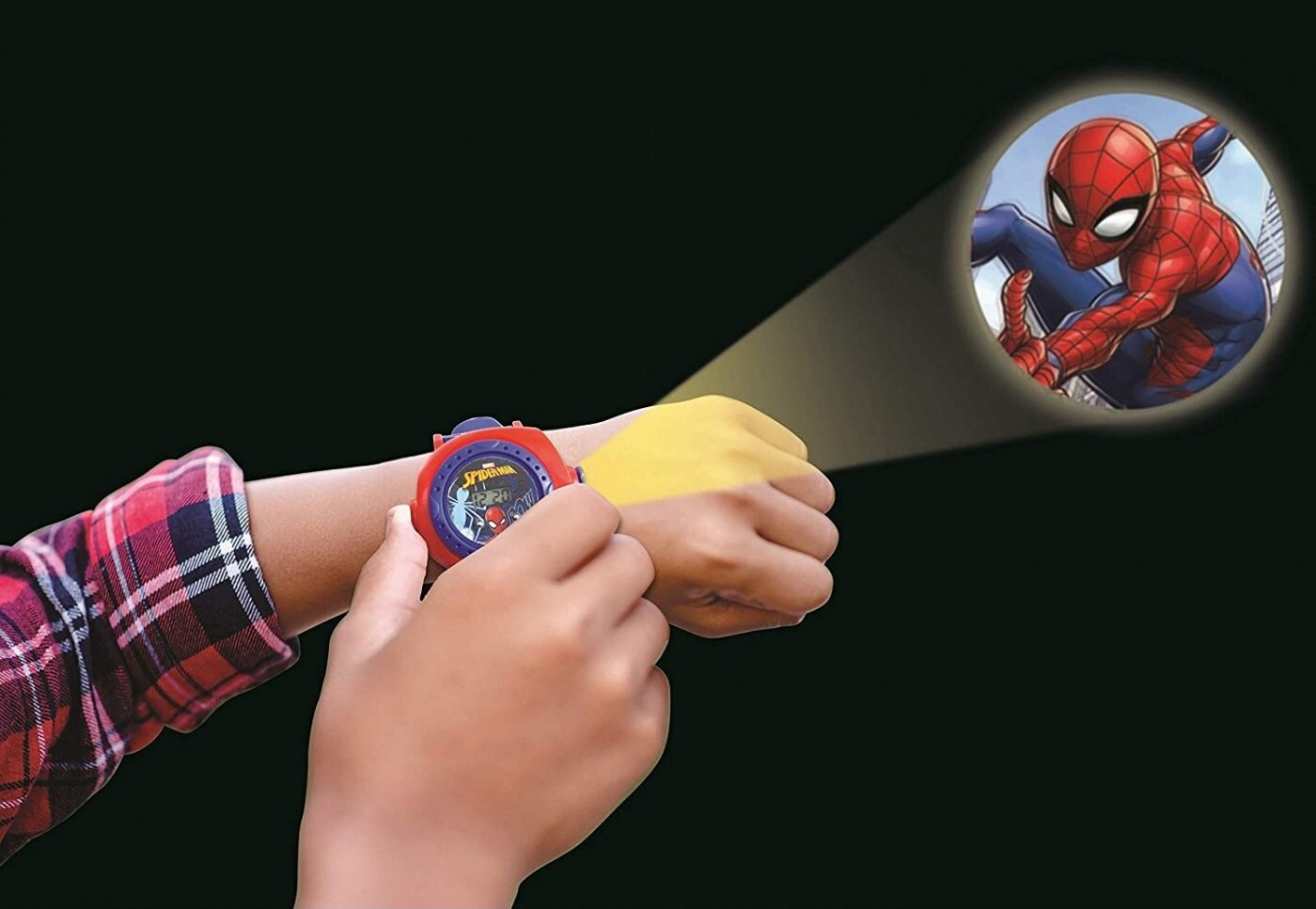 Billede af Spiderman Ur Til Små Børn - Digitalt - Rød Blå