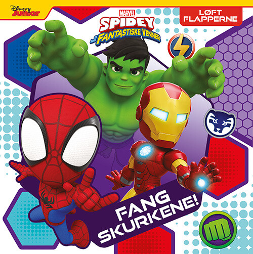 Billede af Marvel - Spidey - Fang Skurkene! - Løft Flapperne - Diverse - Bog
