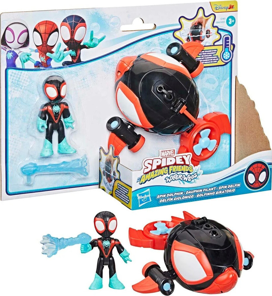Spidey & Friends - Water-webs Spin Dolphin - Hasbro G1465