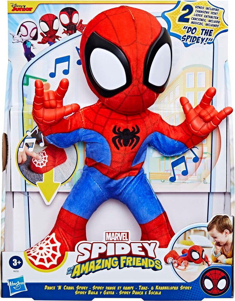 Spidey & Friends - Dance N Crawl Spidey Figur - Hasbro F6722
