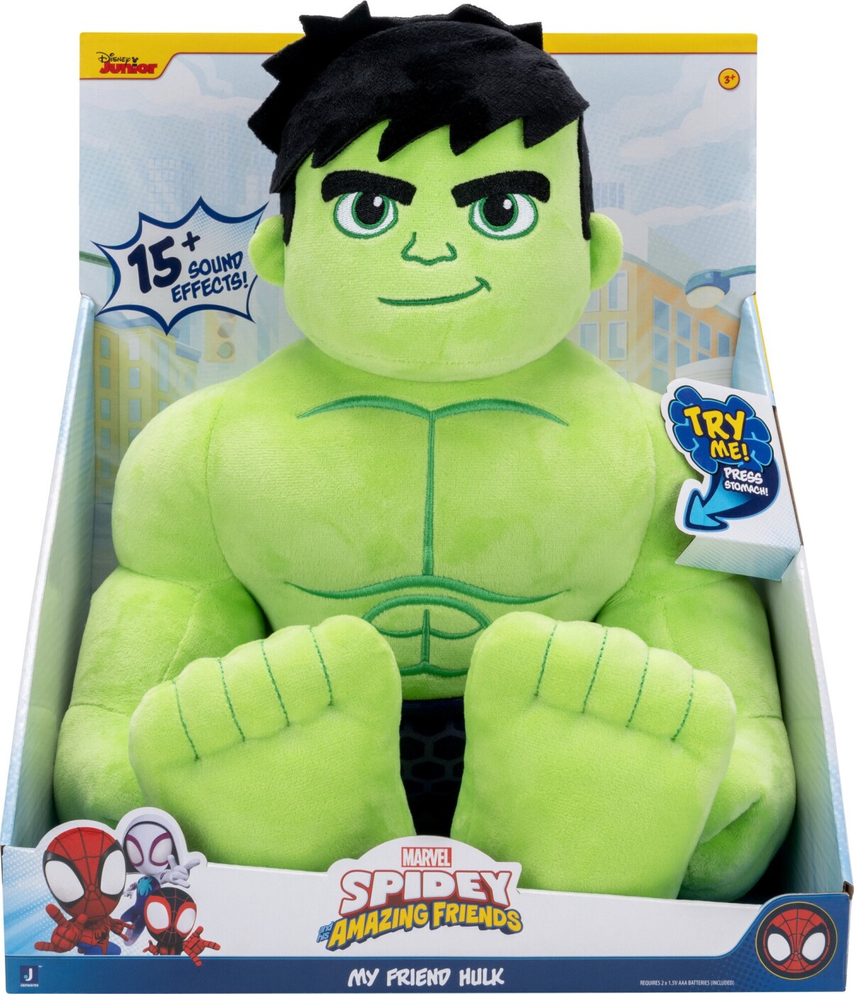 Spidey - My Friend Hulk Feature Plush (snf0325)