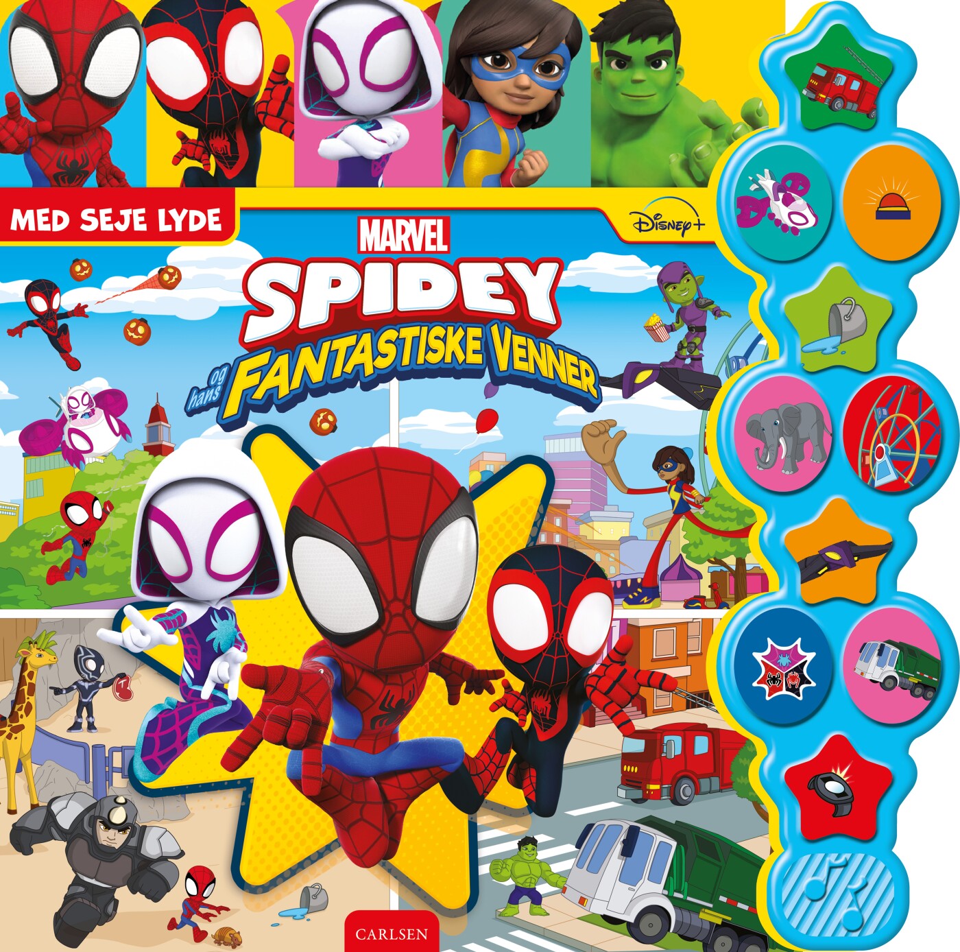 Spidey Og Hans Fantastiske Venner - Med 10 Seje Lyde - Bog