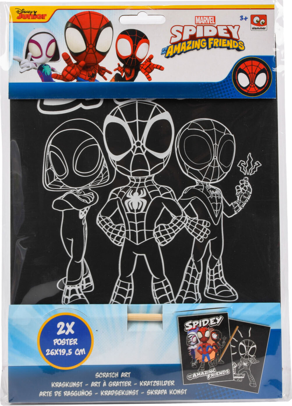 Spidey Scratch Art Posters