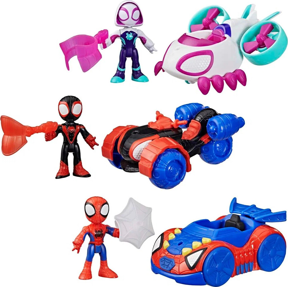 Spidey & Friends - Køretøj & Figur - Assorteret - Hasbro G1952