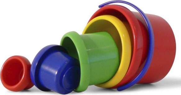 Spielstabil - Stabeltårn - Sæt Med 5 Spande