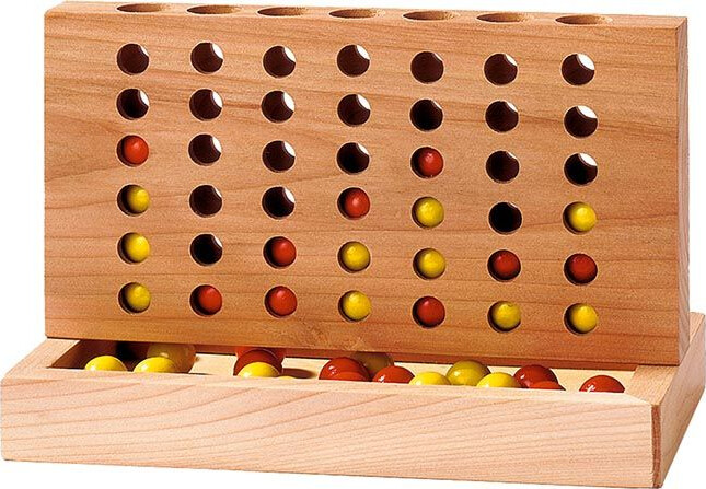 Spil 4 På Stribe Træ 155x85 X100 Mm