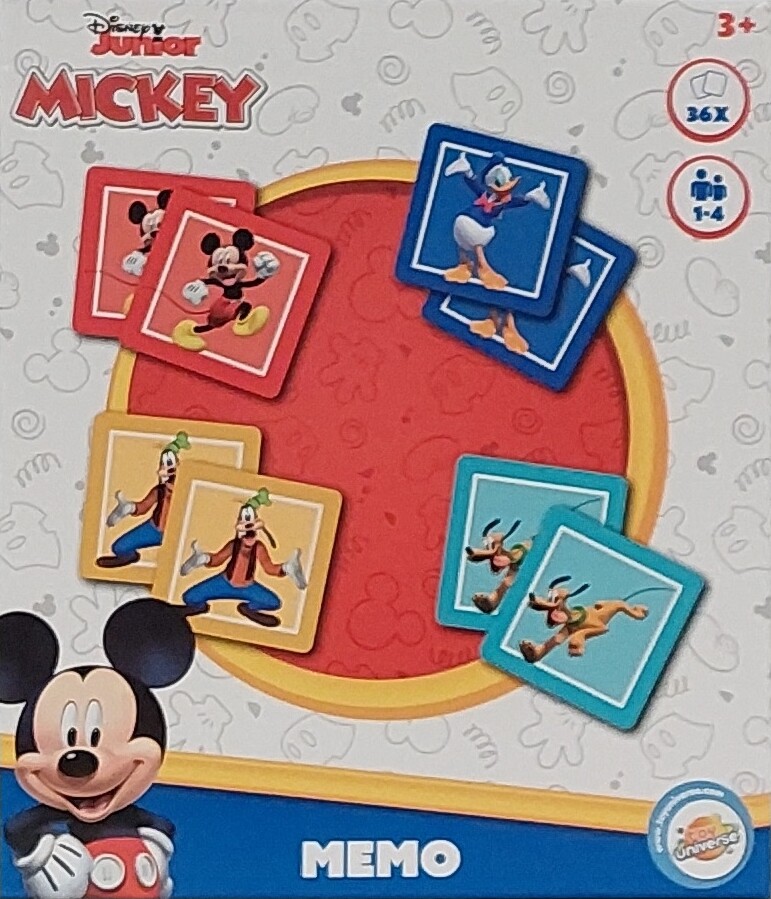 Disney Junior Mickey - Memo Huskespil