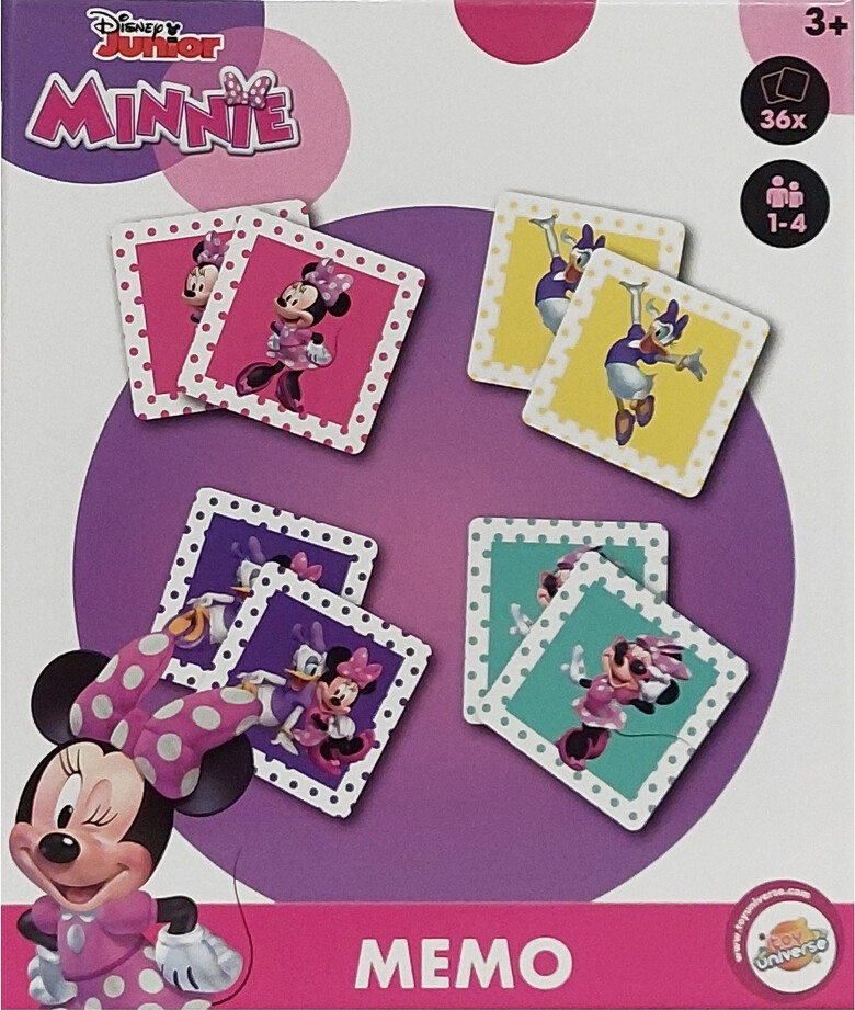 Disney Junior Minnie - Memo Huskespil