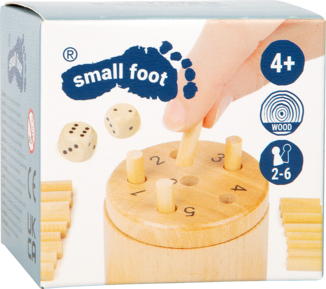 Small Foot 11365 Super Six Terningespil - 2-6 Spillere, 4+år
