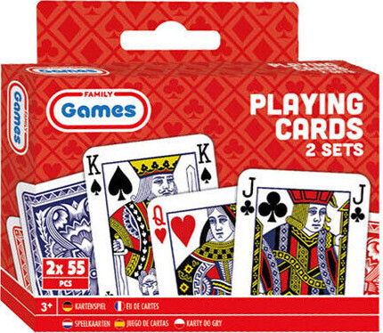 Creative Craft Group Spillekort, æske med 2 sæt kort