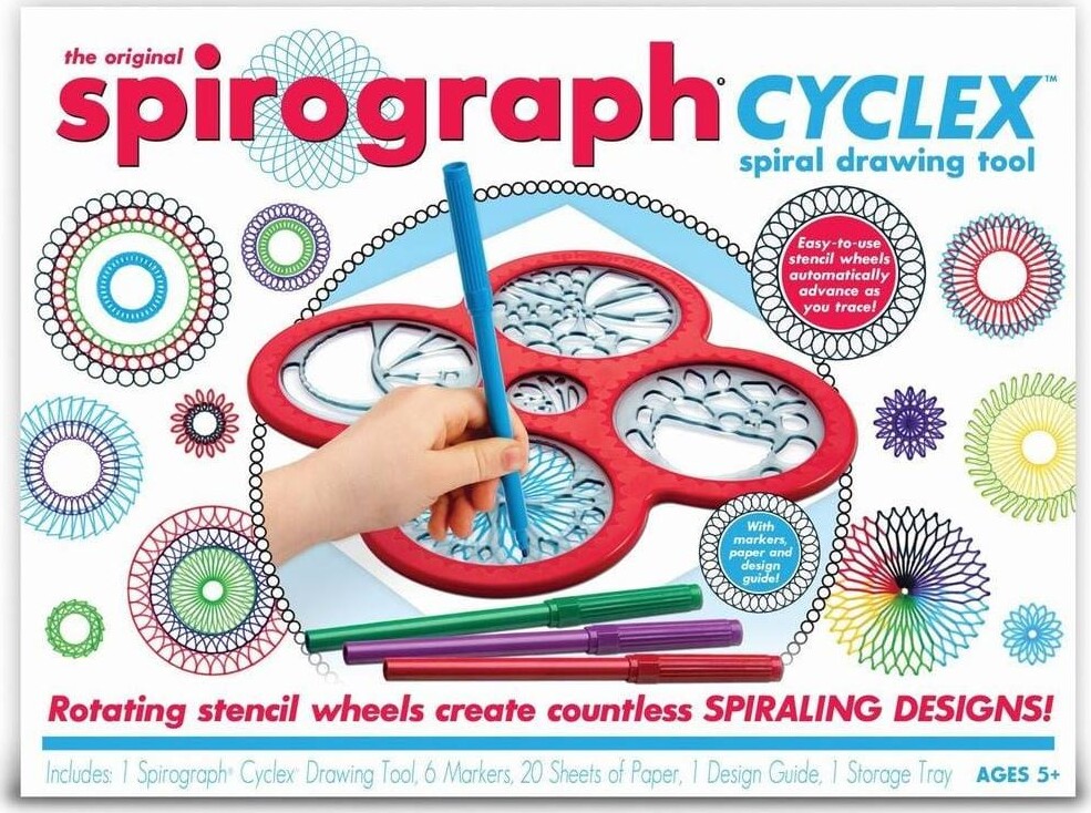 Spirograph Tegnesæt - Cyclex Tegneværktøj