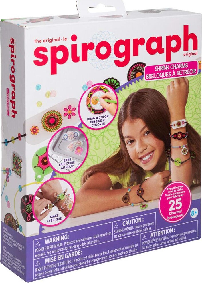 Spirograph - Shrink Charms Sæt