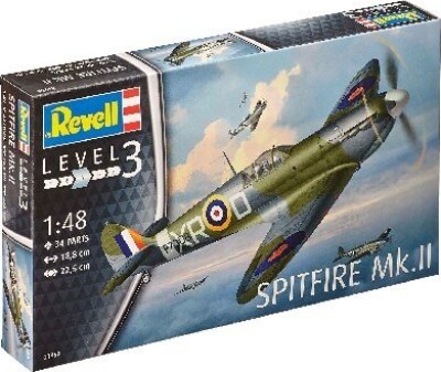 Se Revell - Supermarine Spitfire Mk.ii Fly - 1:48 - Level 3 - 03959 hos Gucca.dk