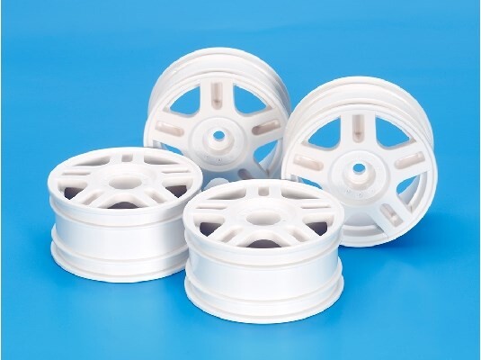 Split 5sp Whl *4 26mm/+2 Whi - 54674 - Tamiya