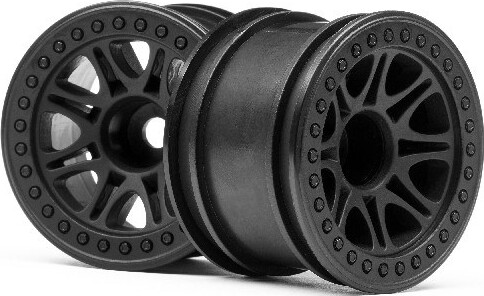 Split 8 Truck Wheel (black/2pcs) - Hp113337 - Hpi Racing