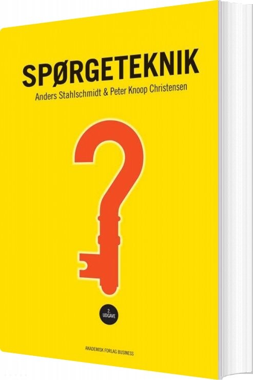 Spørgeteknik - Anders Stahlschmidt - Bog