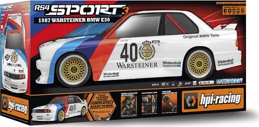 Se Hpi Racing - Rs4 Sport 3 1987 Warsteiner Bmw E30 Fjernstyret Bil - Hp120103 hos Gucca.dk