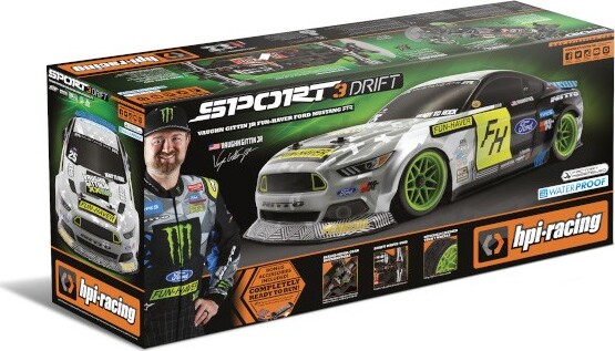 Hpi Racing - Drift Vgjr Fun Haver Ford Mustang V2 Sport 3 Fjernstyret Bil - Hp120094