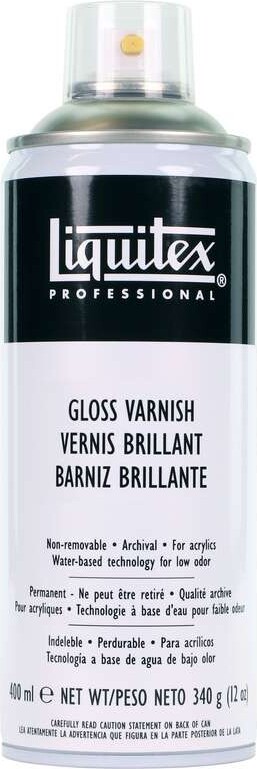 Liquitex - Gloss Varnish Spray - Klar Lak 237 Ml