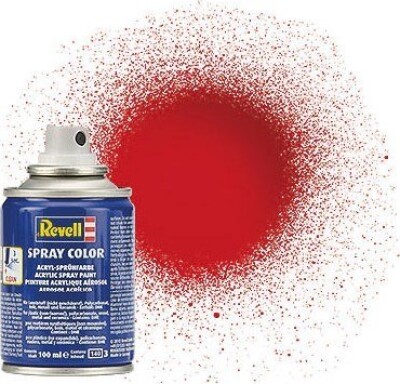 Revell - Spray Color Spraymaling - Fiery Red Gloss 100 Ml