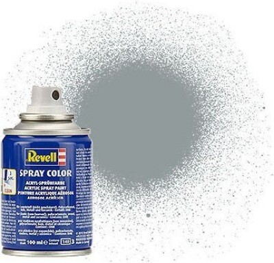 Revell - Spray Color Spraymaling - Light Grey Mat Usaf 100 Ml