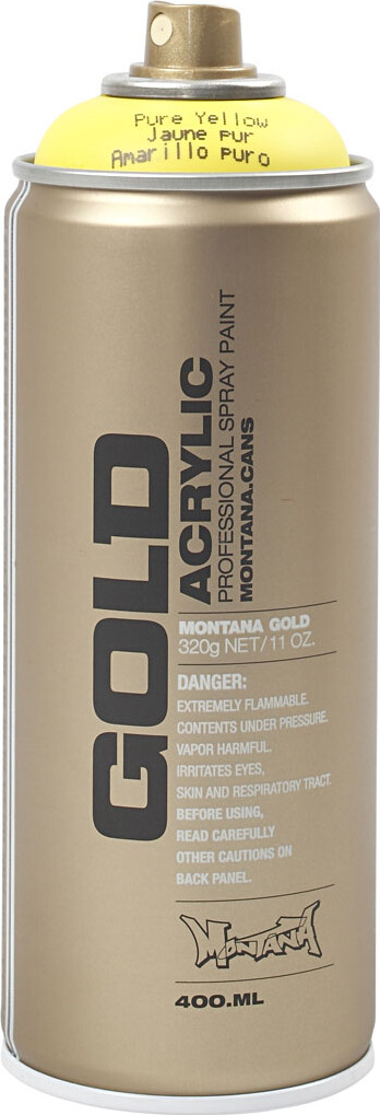 Montana Gold - Spraymaling - Gul - 400 Ml