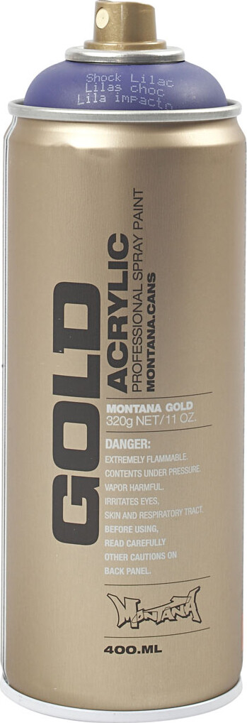Montana Gold - Spraymaling - Lilla - 400 Ml