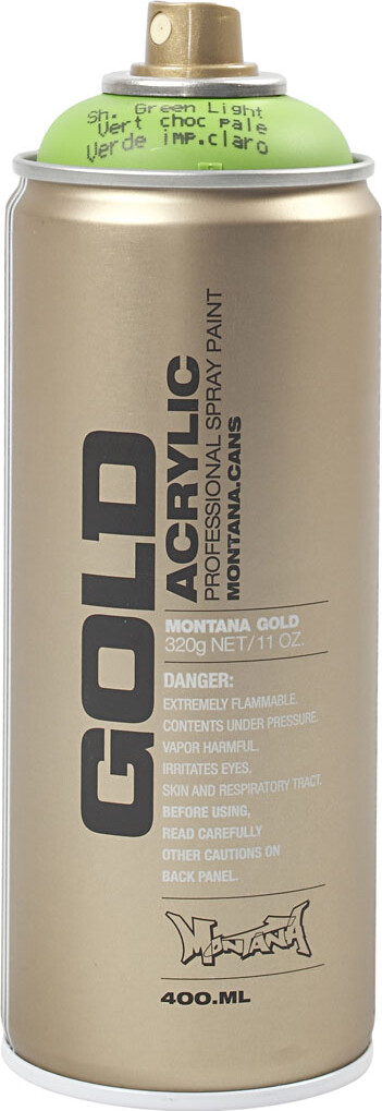 Montana Gold - Spraymaling - Lys Grøn - 400 Ml