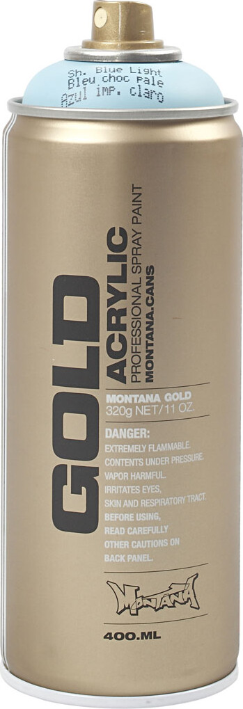 Montana Gold - Spraymaling - Lyseblå - 400 Ml