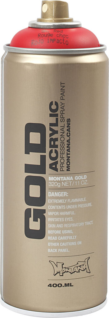 Montana Gold - Spraymaling - Rød - 400 Ml
