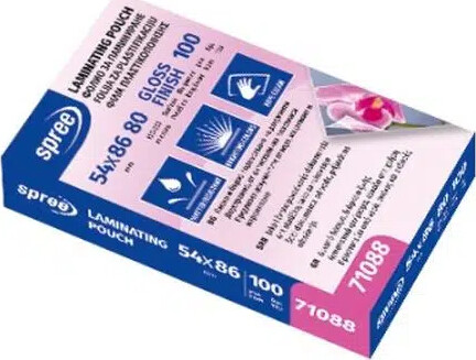 Lamineringslommer - 54x86 Mm - 80 My - 100 Stk. - Spree