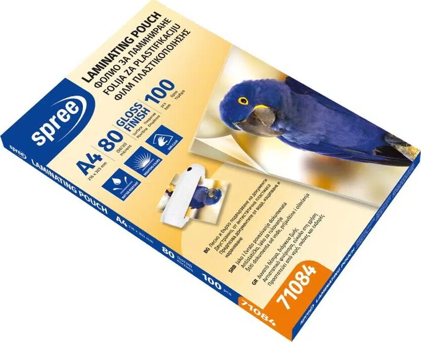 Lamineringslommer - A6 - 80 My - 100 Stk. - Spree