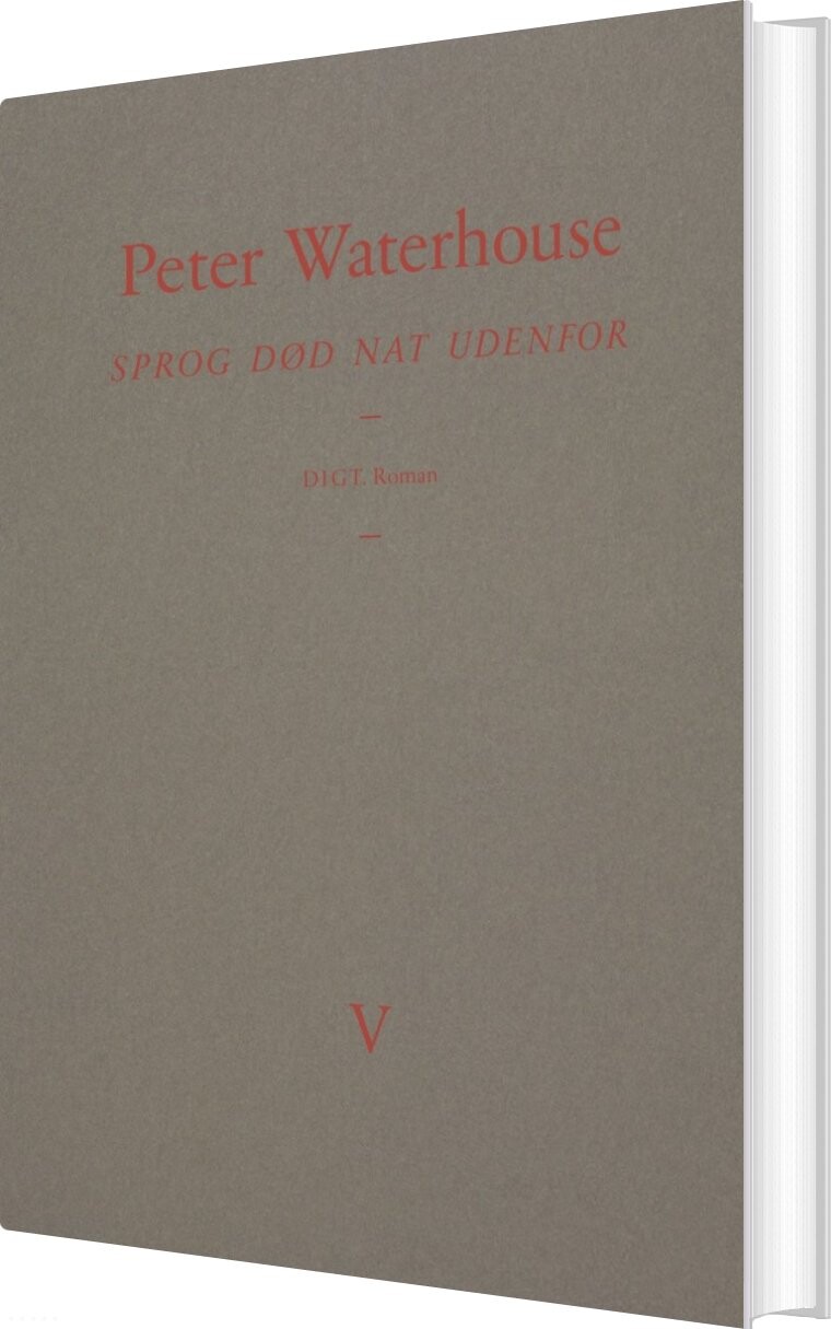 Billede af Sprog Død Nat Udenfor - Peter Waterhouse - Bog