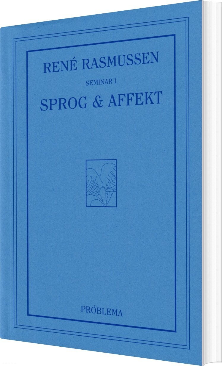 Sprog Og Affekt - René Rasmussen - Bog